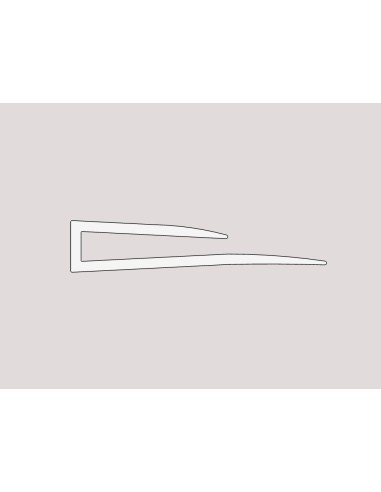 Remate  perfil U para PLANCHA de Polipropileno 2,4 mm- Caja de 30 ml