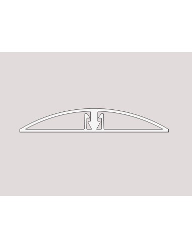 Perfil Clipaje para PLANCHA de P.P. de 2 y 4 mm. base+tapa - Caja de 30 ml