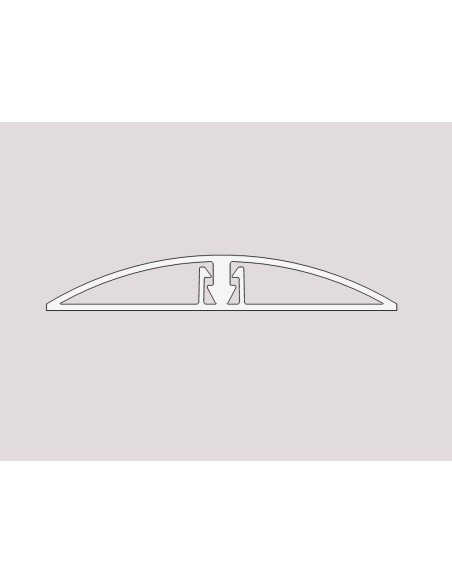 Perfil Clipaje para PLANCHA de P.P. de 2 y 4 mm. base+tapa - Caja de 30 ml