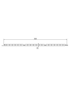 Falso Techo Cuvertec Forma en PVC - Caja de 30 ml (10 m²) 2