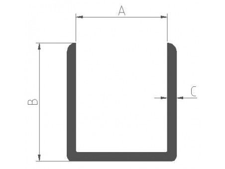 Perfil H de 3 mm en PVC - Caja de 30 ml