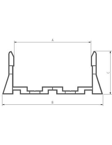 Perfil Base de 80 mm en PVC - Caja de 36 ml