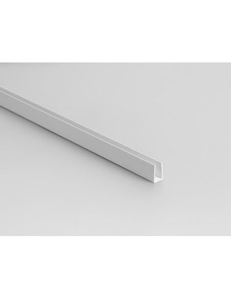 Perfil U de 15x30x1,5 mm en PVC - Caja de 30 ml