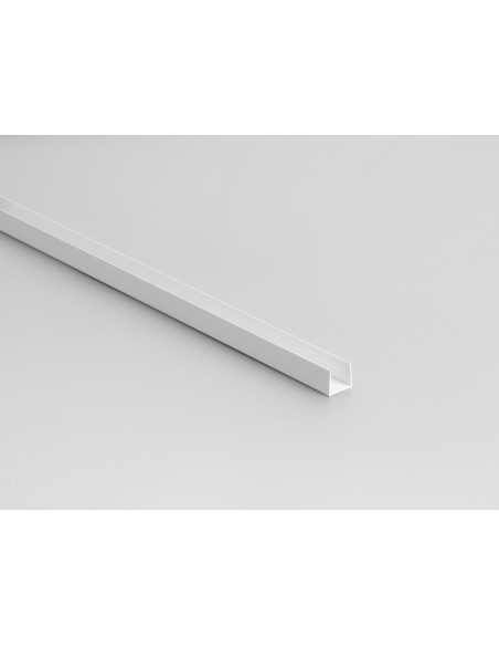 Perfil U de 20x20x1 mm en PVC - Caja de 30 ml