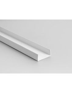 Perfil U de 80x35x2 mm en PVC - Caja de 30 ml
