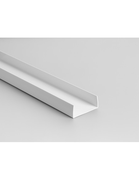 Perfil U de 80x35x2 mm en PVC - Caja de 30 ml