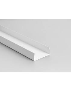 Perfil U de 100x42x2 mm en PVC - Caja de 30 ml