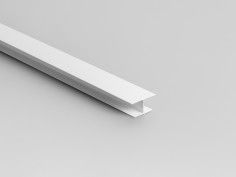 HEXIM Perfil angular de PVC en muchas medidas y grosores diferentes 20 x 20, grosor 1 mm 2 metros HJ 333 