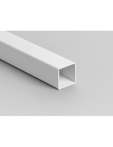 Tubo Cuadrado de 50x50x2.1 mm de PVC blco caja de 10 pzas de 3 mts
