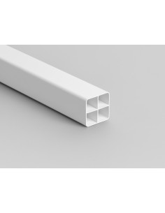 Tubo Cuadrado de 42x42 mm. cruz interior - Caja 10 pzas de 3 mts