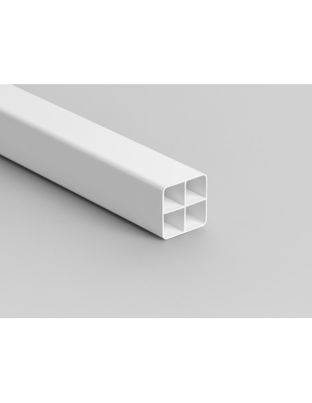 Tubo Cuadrado de 42x42 mm. cruz interior - Caja 10 pzas de 3 mts