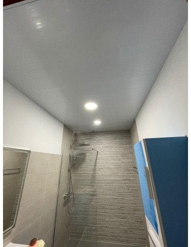 Falso Techo Cuvertec Liso en PVC - Caja de 30 ml (10 m²)