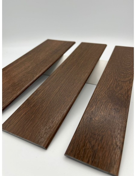 Tapajuntas de 80 mm en PVC Foliado Nogal - Caja de 30 ml