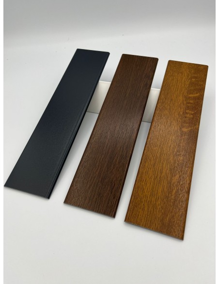 Tapajuntas de 60 mm en PVC Foliado Madera Roble - Caja de 30 ml