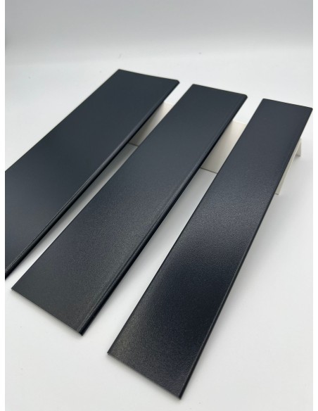 Tapajuntas de 80 mm en PVC Foliado Antracita - Caja de 30 ml